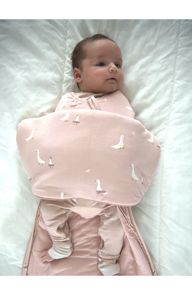 gunamuna Swaddle Sleep Bag, 0.5 TOG - Baby, Alternate, color, Tutu Goose