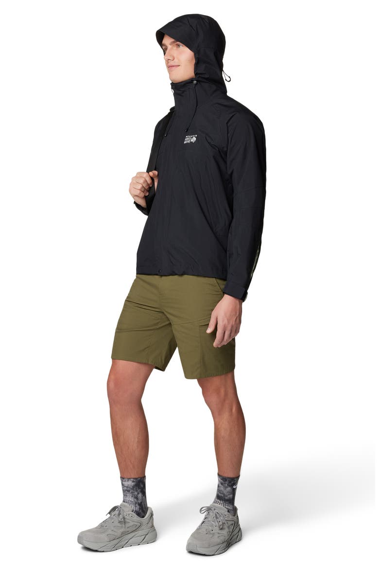 Dry Times Waterproof Jacket, Alternate, color, BLACK