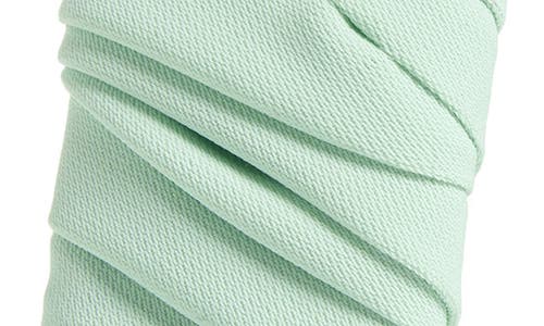 Tasha Ruched Satin Headband In Mint