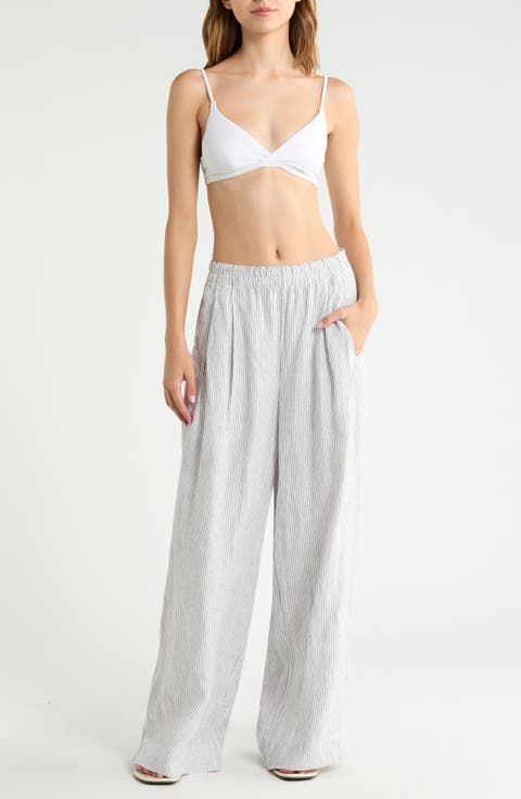 Coastal Linen Cover-Up Pants