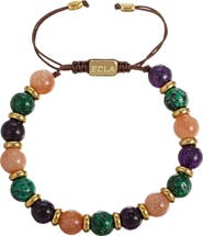 EYE CANDY LOS ANGELES Men's Pablow Agate Adjustable Bracelet