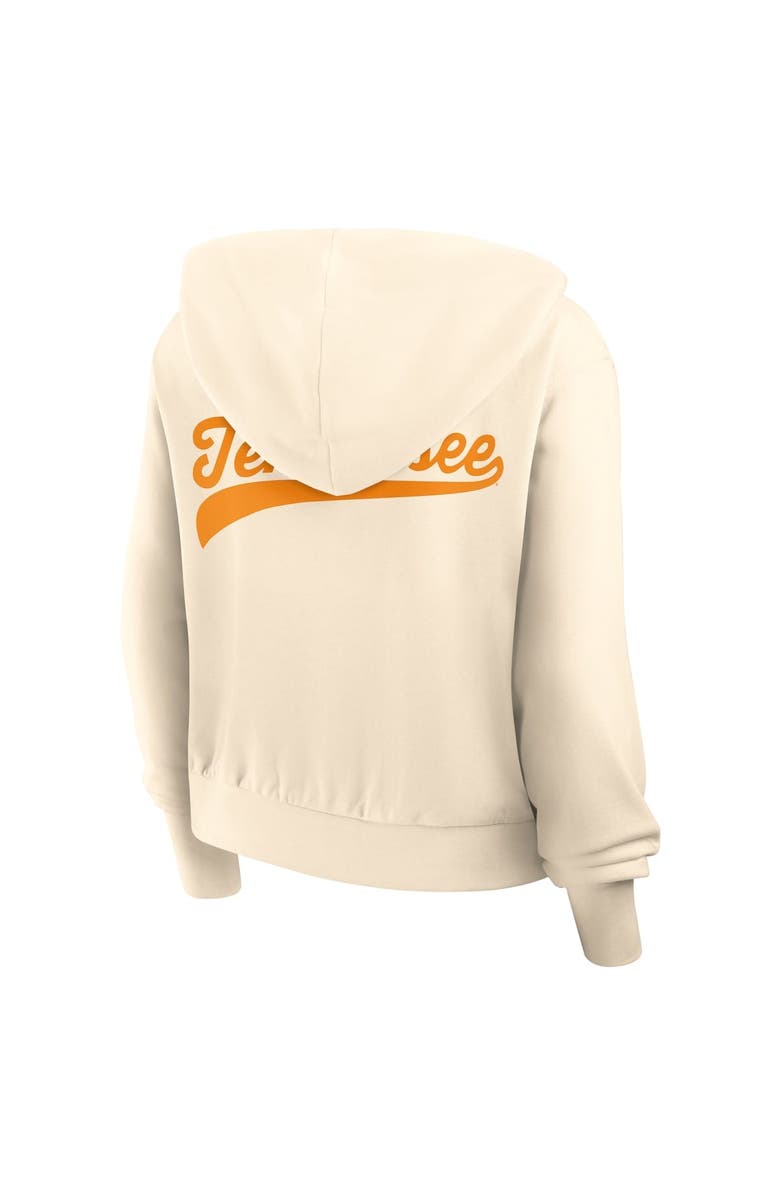 Nike Women's Nike Cream Tennessee Volunteers Cropped Chill Full-Zip Hoodie, Alternate, color, Cream