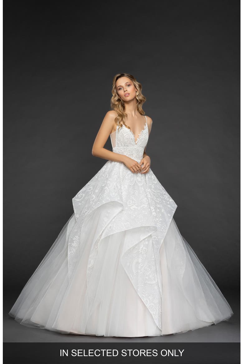 Markle Ballgown, Main, color, IVORY/ CASHMERE