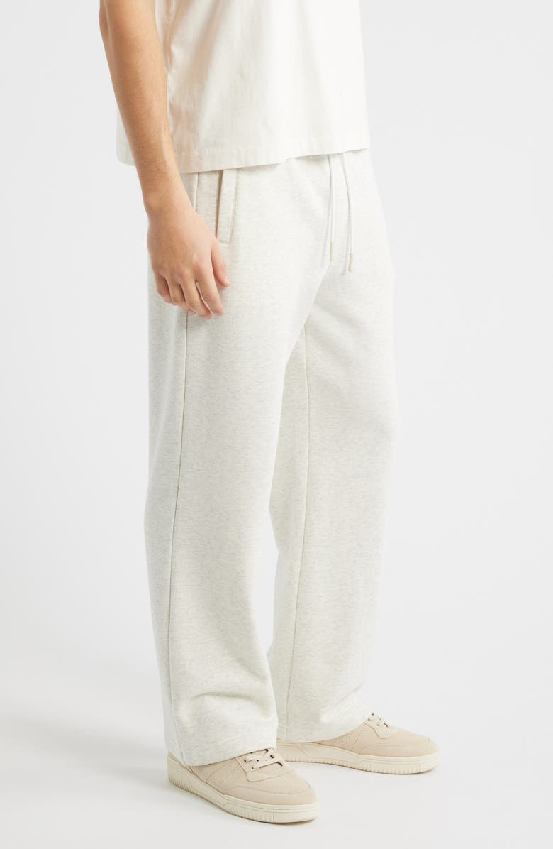 KROST Fleece Wide Leg Track Pants, Alternate, color, Bleached Sand