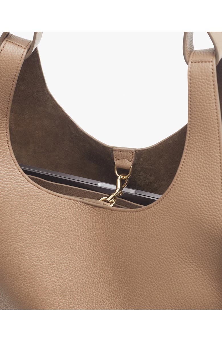 Cuyana Double Loop Satchel, Alternate, color, Cappuccino