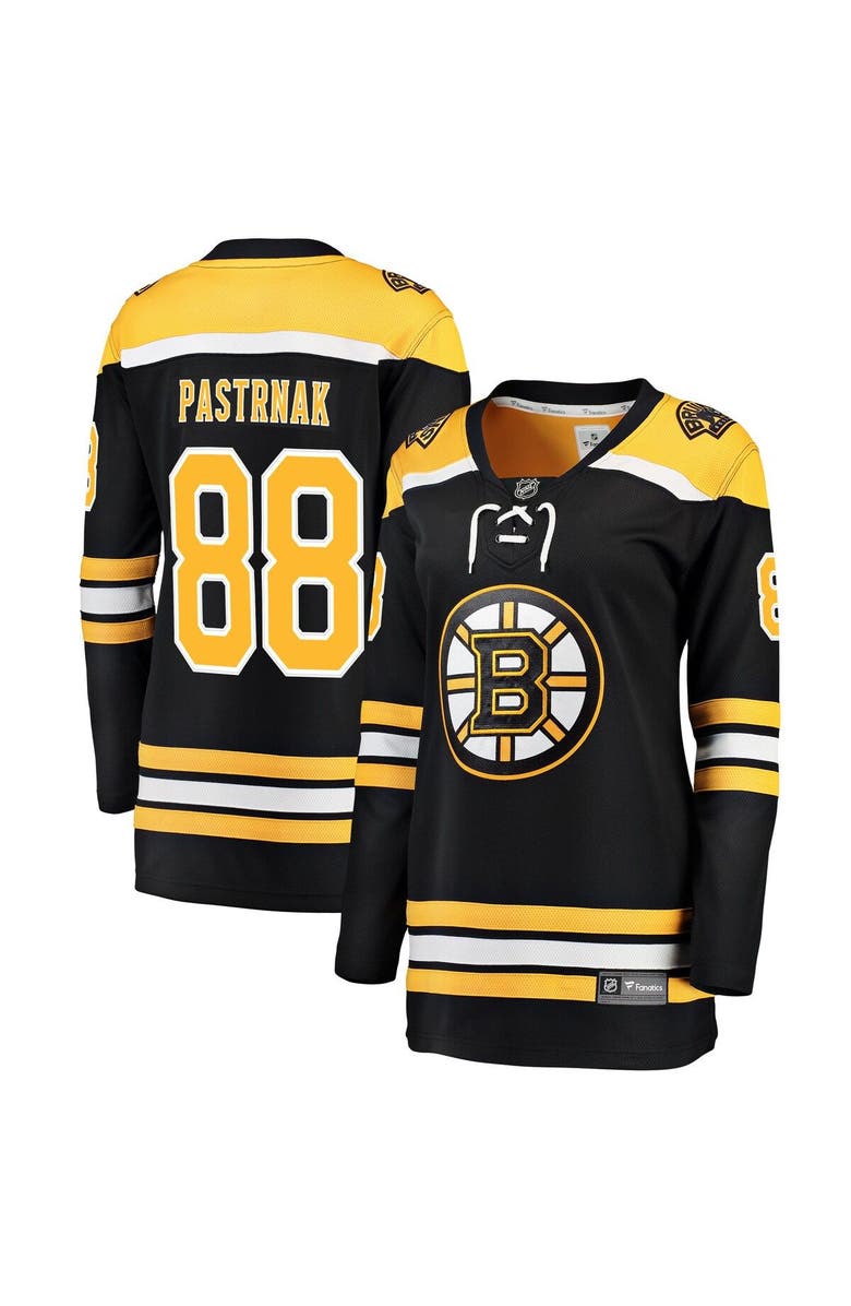 FANATICS Women's Fanatics David Pastrnak Black Boston Bruins Breakaway Player Jersey, Main, color, 