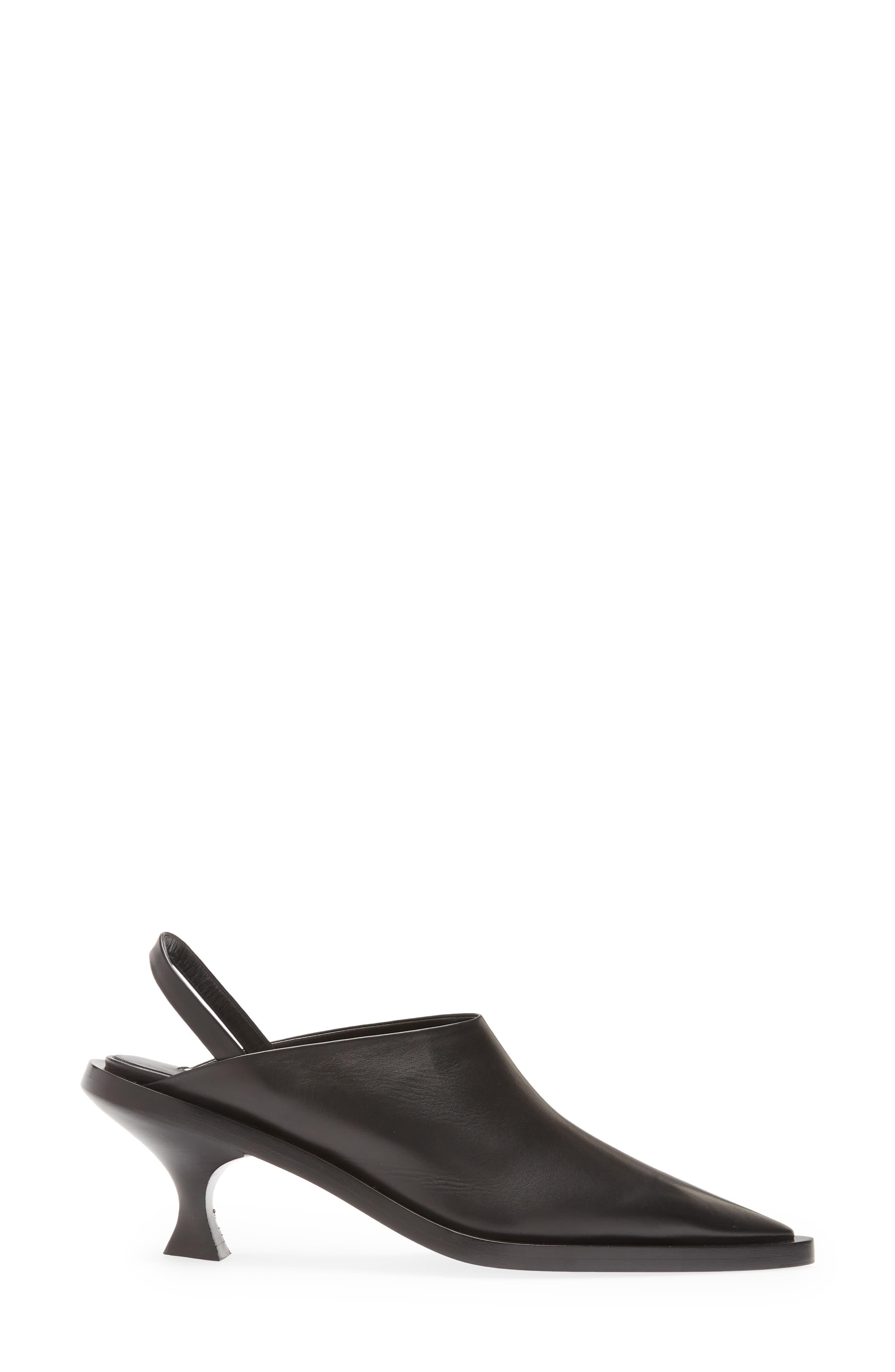 Jil Sander Pointed Toe Slingback Pump, Alternate, color, 