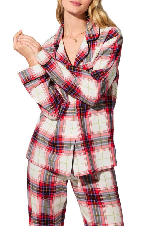 Bedhead Pajamas Print Long Sleeve Cotton Jersey Pajamas In Red