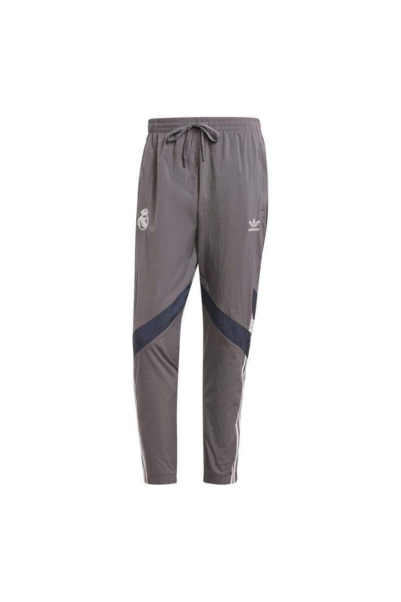 Men's adidas Originals Charcoal Real Madrid Lifestyler Track Pants, Main, color, Charcoal
