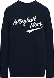 Favorite Daughter Volleyball Mom Cotton Blend Graphic Sweatshirt