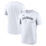 Nike Men's Nike White Colorado Rockies New Legend Wordmark Dri-FIT T-Shirt