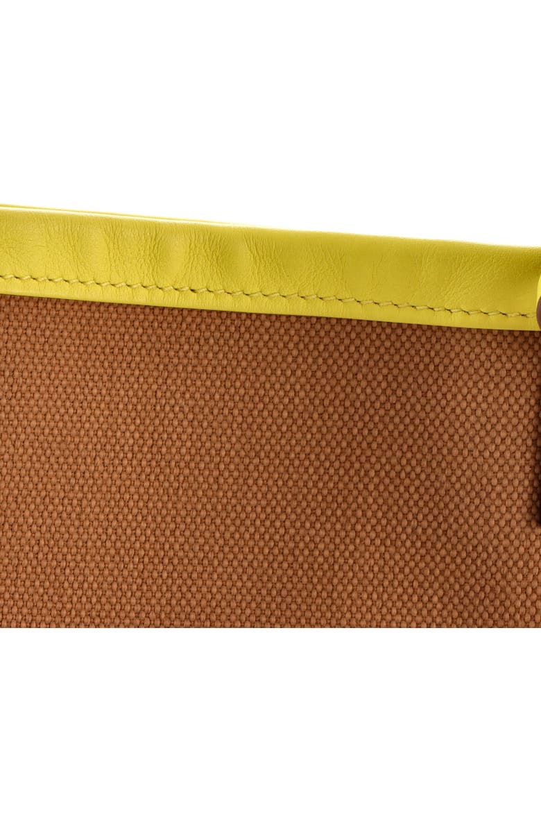 Pre-Owned Hermes Sac Steeple Tote Toile with Leather 28, Alternate, color, Chai