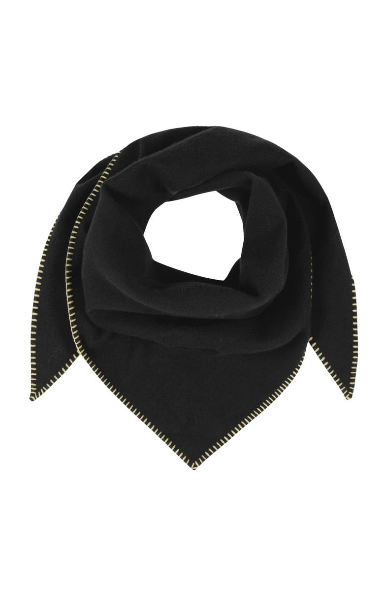 Echo Oversize Triangle Wrap, Alternate, color, Black
