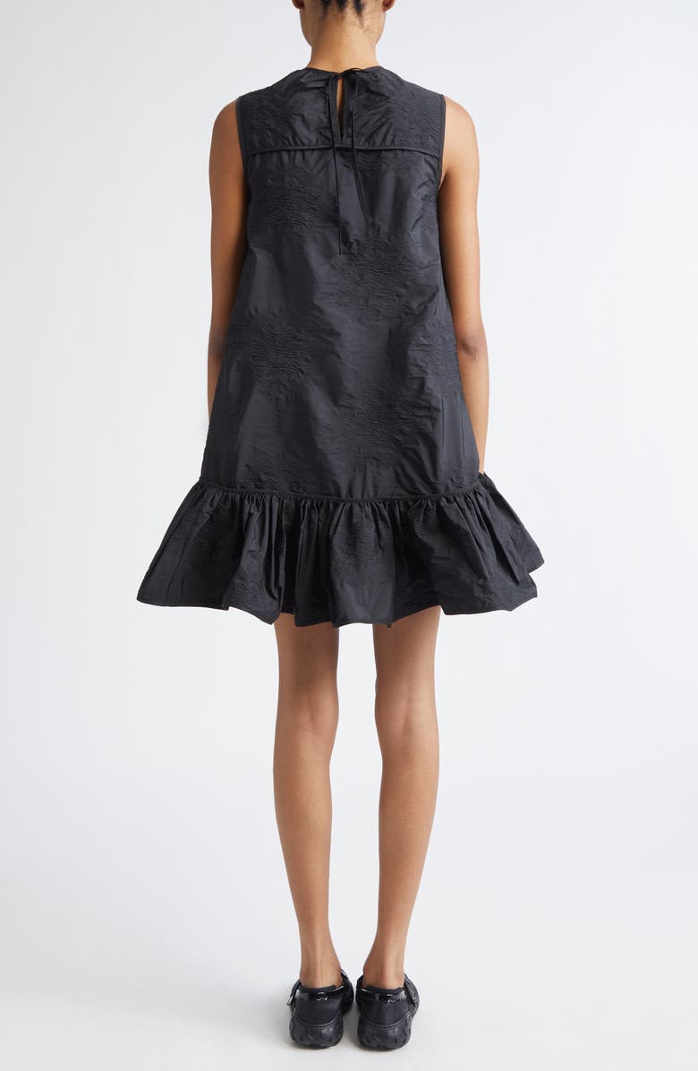Cecilie Bahnsen Lala Borus Jacquard Dress, Alternate, color, Black