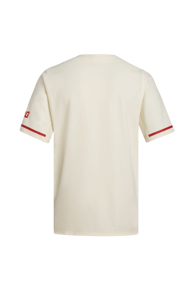 Men's adidas  Cream Rutgers Scarlet Knights Replica Baseball Jersey, Alternate, color, Cream
