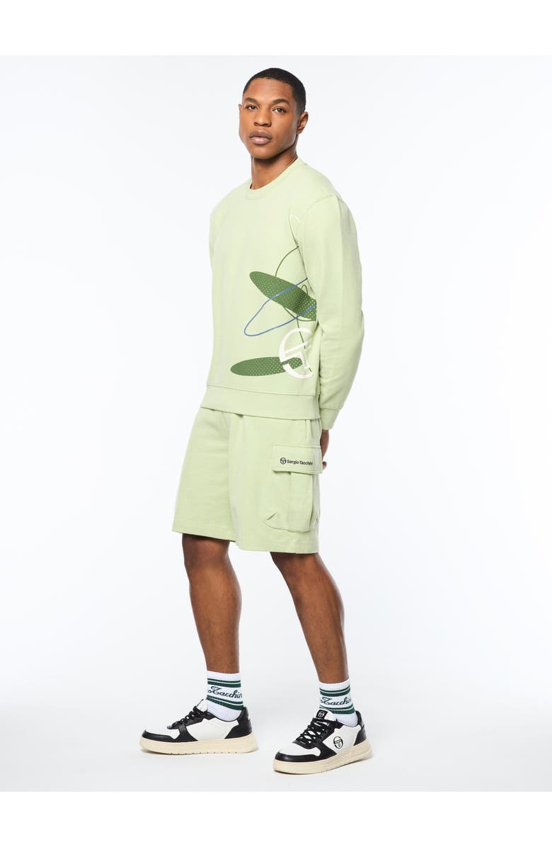 Sergio Tacchini Ciro Crewneck Sweatshirt, Alternate, color, Reseda