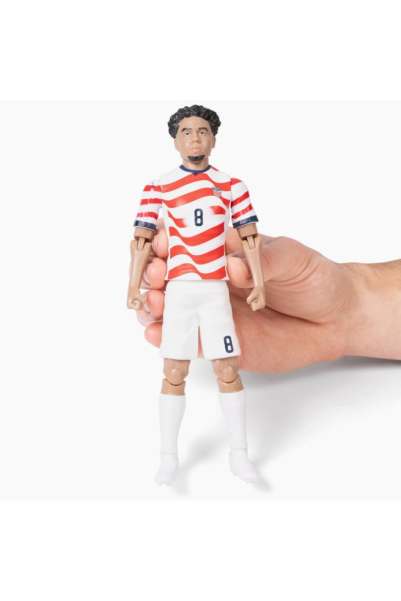 Sockers 2026 USMNT Weston McKennie Home Jersey 8" Soccer Action Figure, Alternate, color, Red