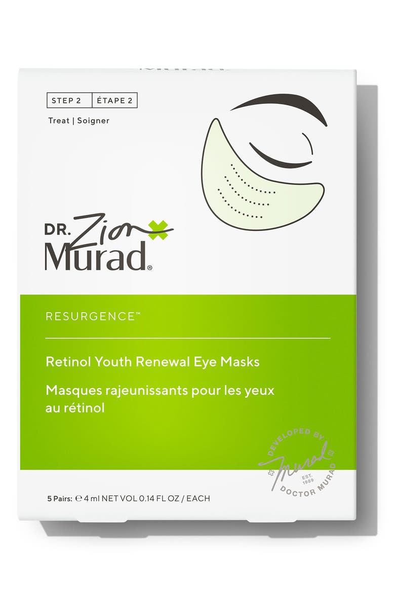 Murad<sup>®</sup> Dr. Zion Resurgence<sup>™</sup> Retinol Youth Renewal Eye Masks, Alternate, color,