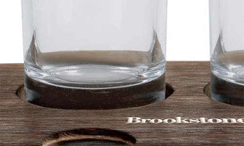 Brookstone Beer Tasting Flight Set In Brown
