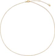 Monica Vinader Slim Rolo Chain Necklace