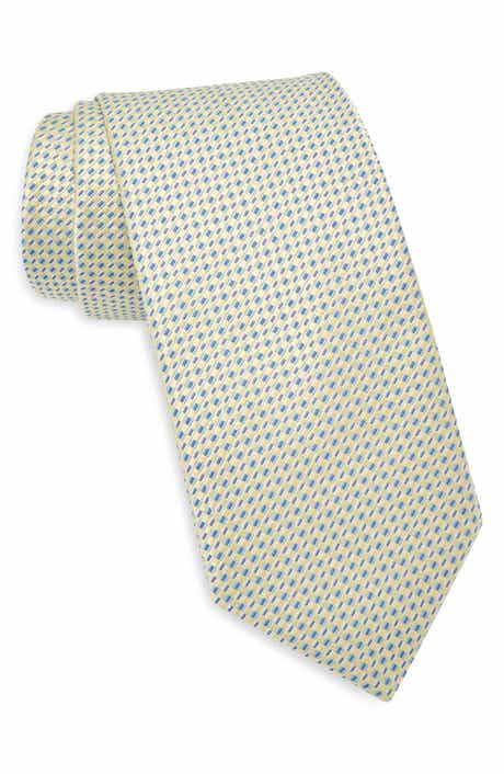 Sintra Geometric Jacquard Tie
