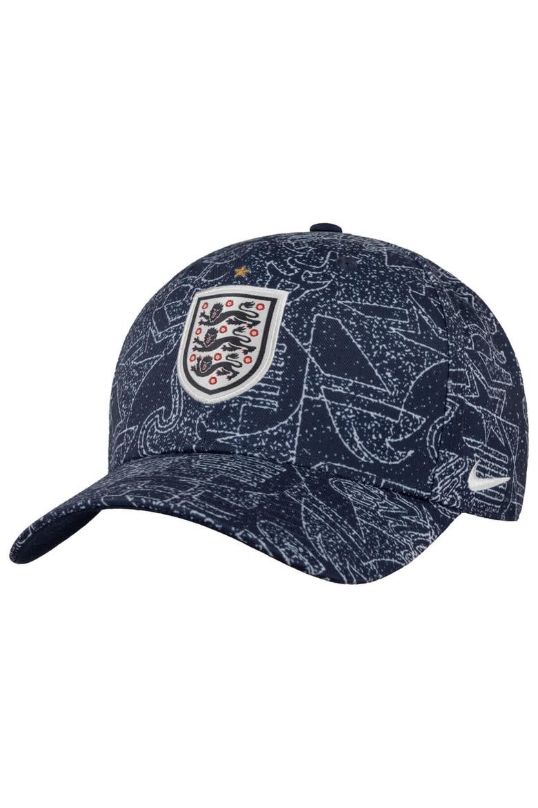 Men's Nike Navy England National Team Rise Adjustable Hat, Main, color, Navy