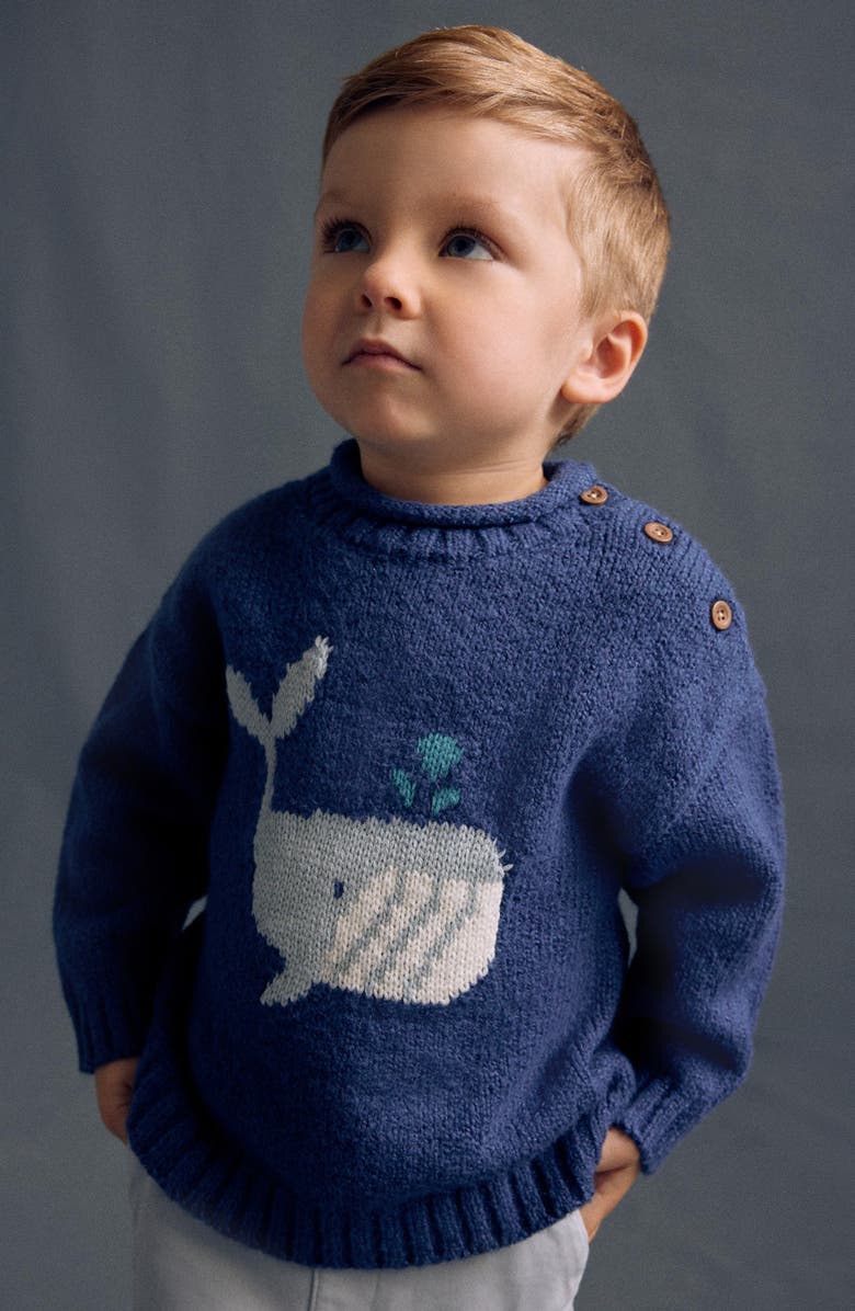 NEXT Kids' Whale Cotton Graphic Sweater, Alternate, color,