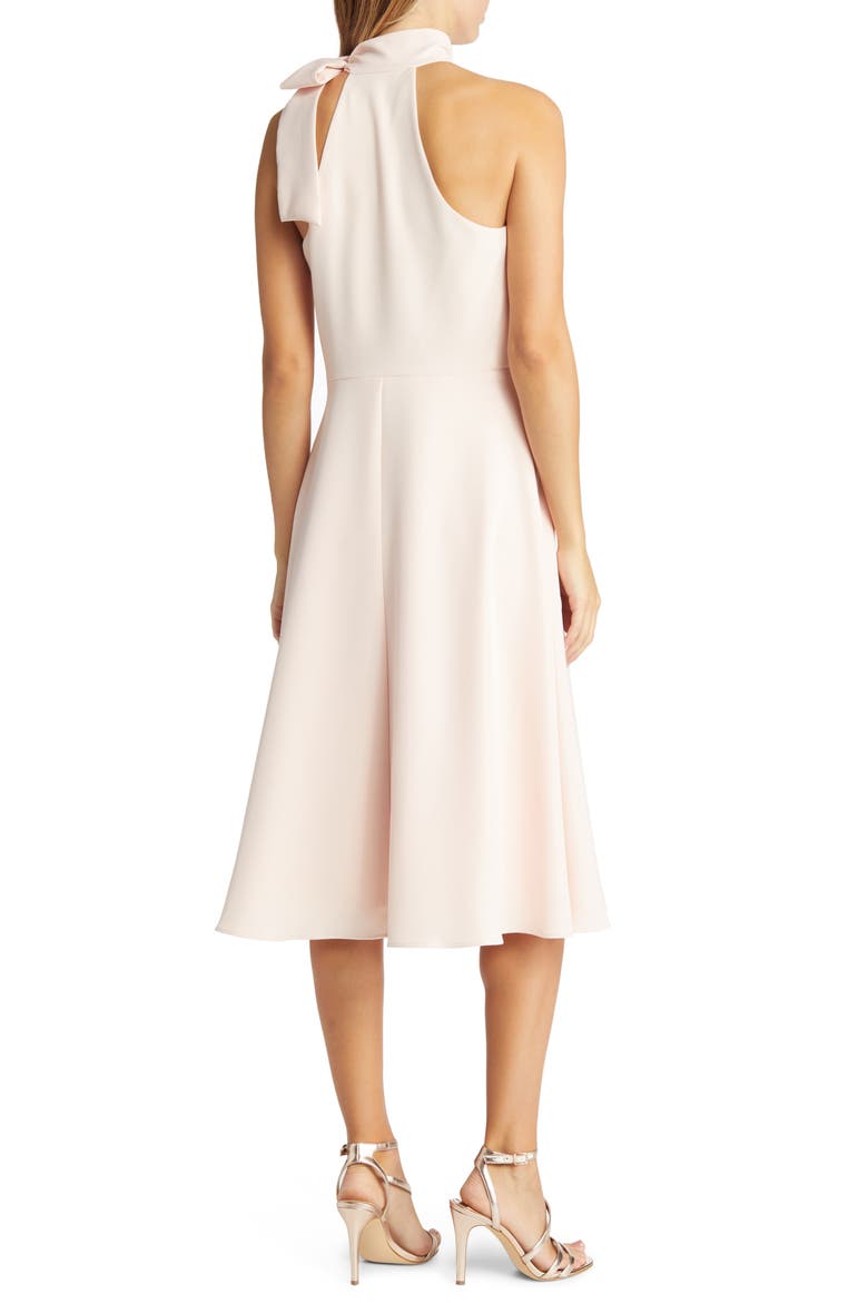 Audrey Sleeveless Tie Neck Dress, Alternate, color, SWEET BLUSH