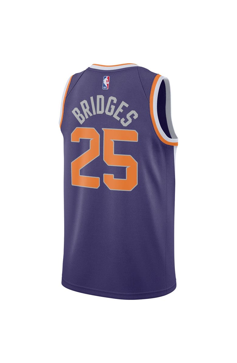 Nike Mikal Bridges Purple Phoenix Suns 2020/21 Swingman Player Jersey - Icon Edition, Alternate, color, 