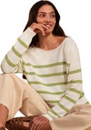 Celtic & Co. Gauzy Boat Neck Sweater