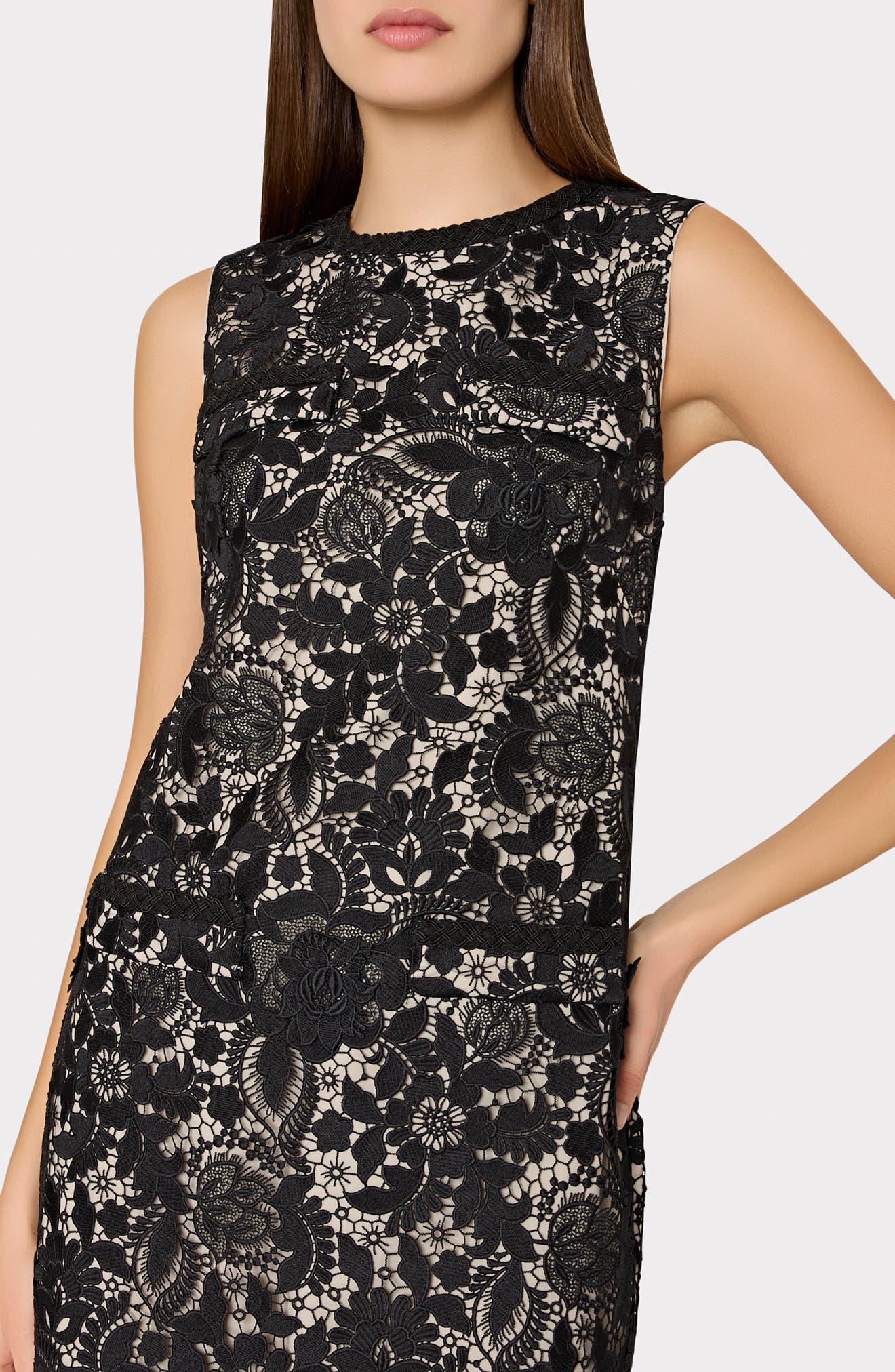 Garden Lace Sleeveless Minidress - image 2