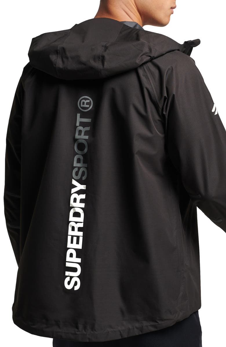 Superdry Waterproof Hooded Jacket, Alternate, color, 