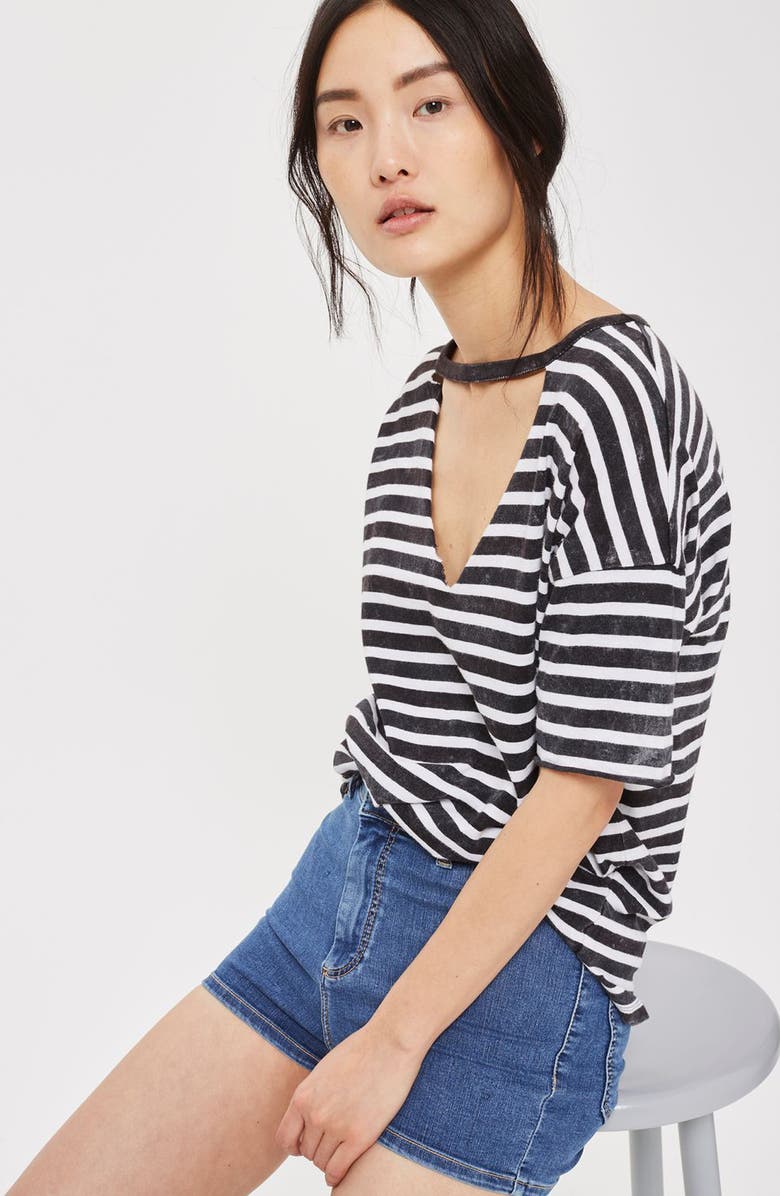 Topshop Joni Shorts, Alternate, color, 