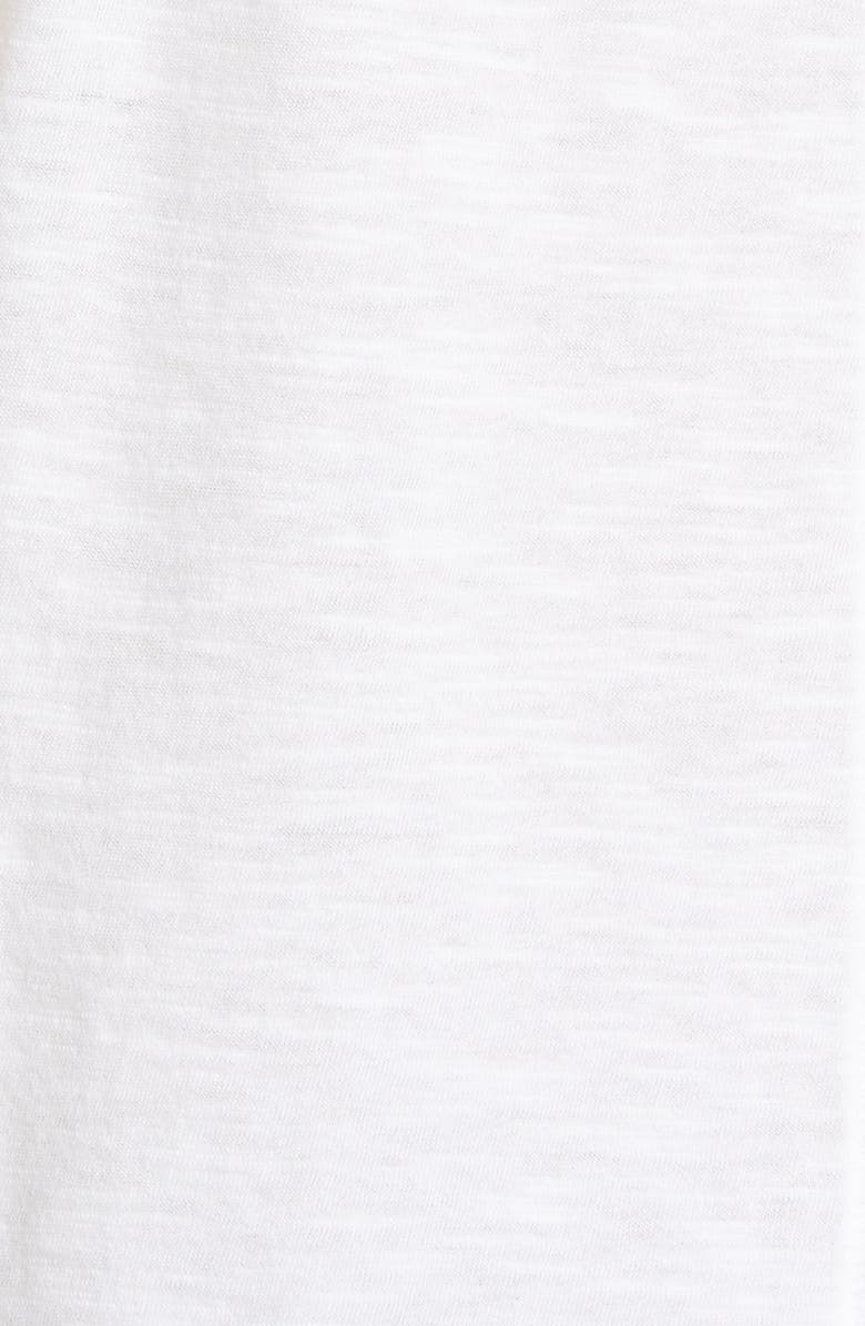 PAIGE Linnea Flutter Sleeve T-Shirt, Alternate, color, White