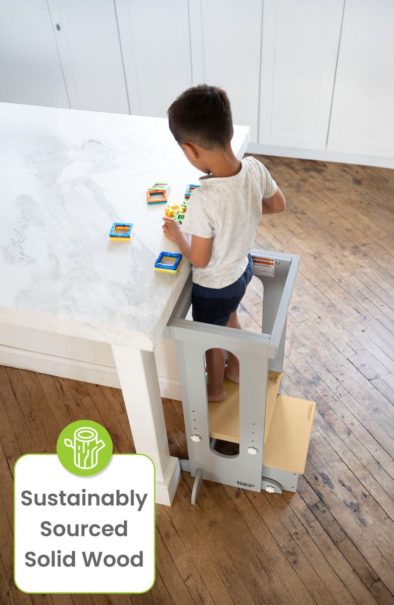 Little Partners Explore 'N Store<sup>®</sup> Learning Tower, Alternate, color, Silver Drop With Natural