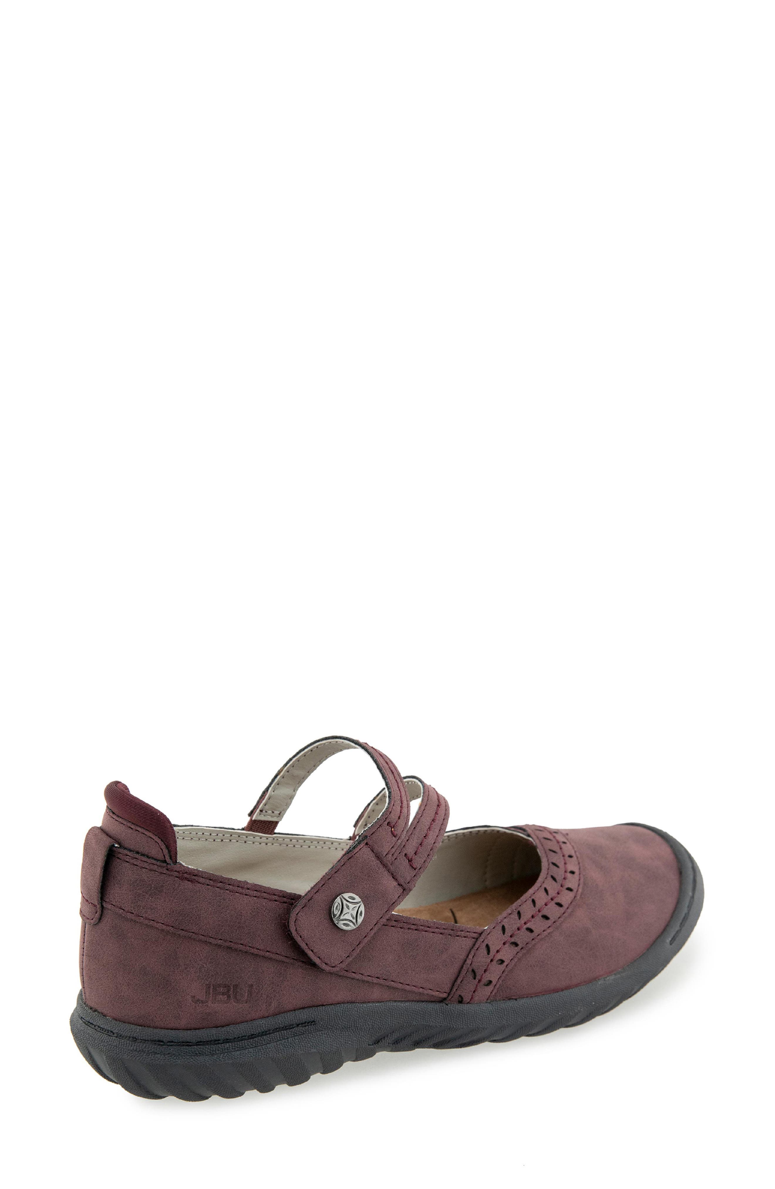 Adeline Faux Leather Mary Jane, Alternate, color, WINE