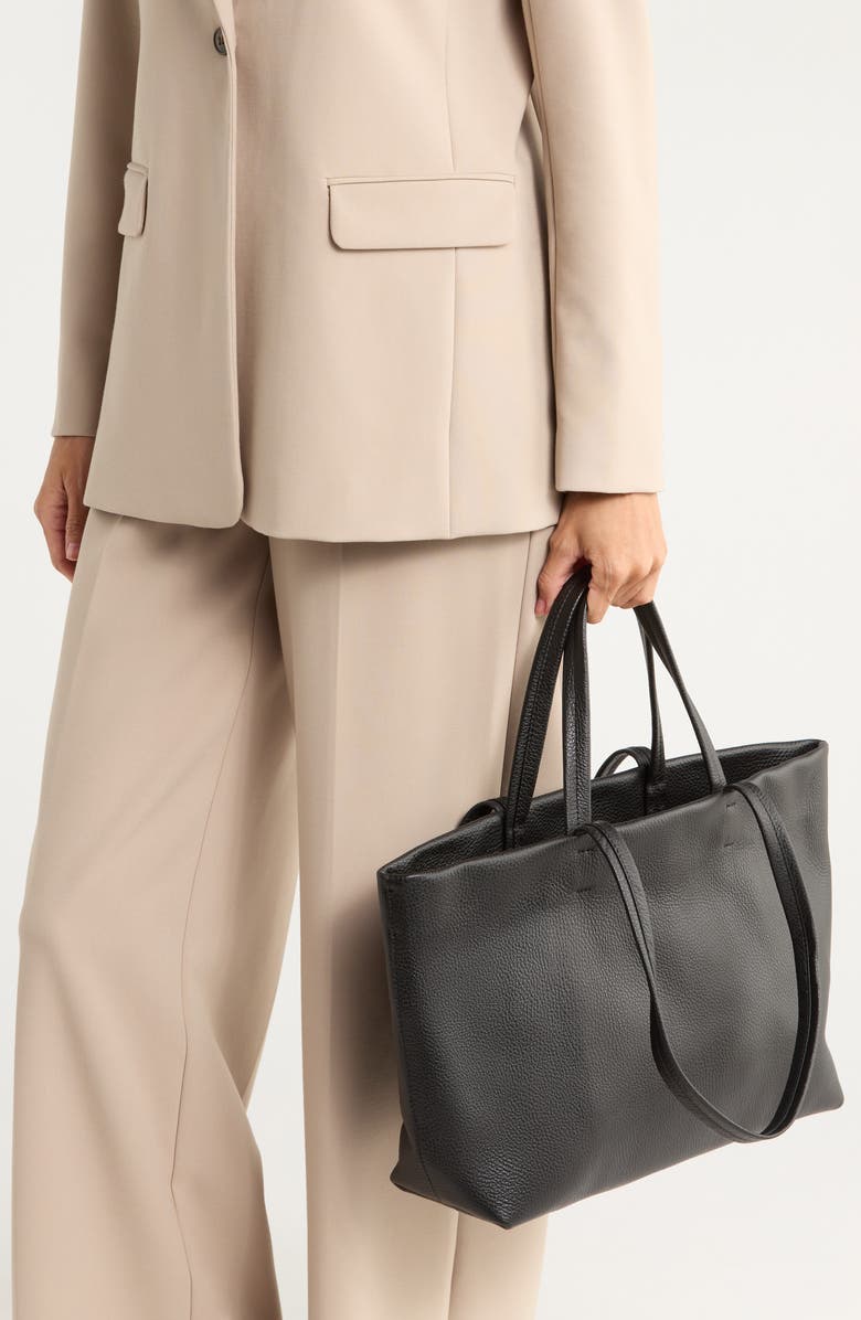 Cuyana Small Easy Leather Tote, Alternate, color,