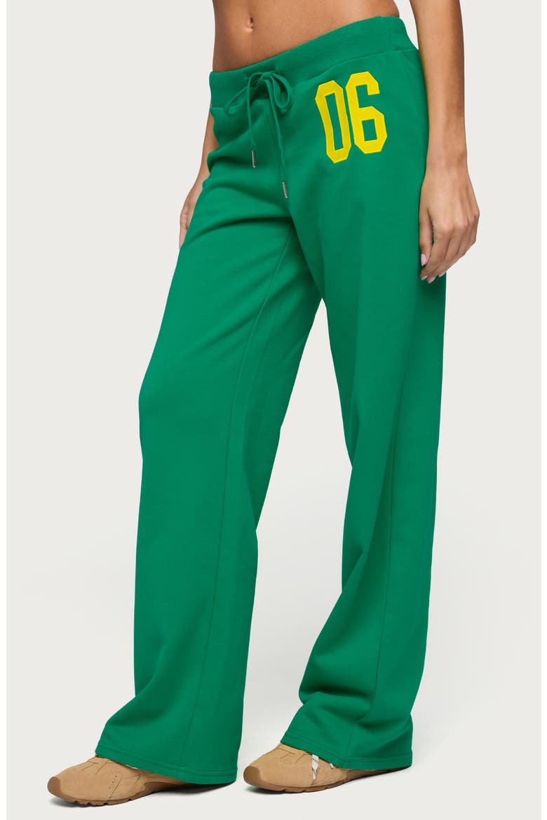 '06 Cotton Blend Sweatpants, Alternate, color, GREEN