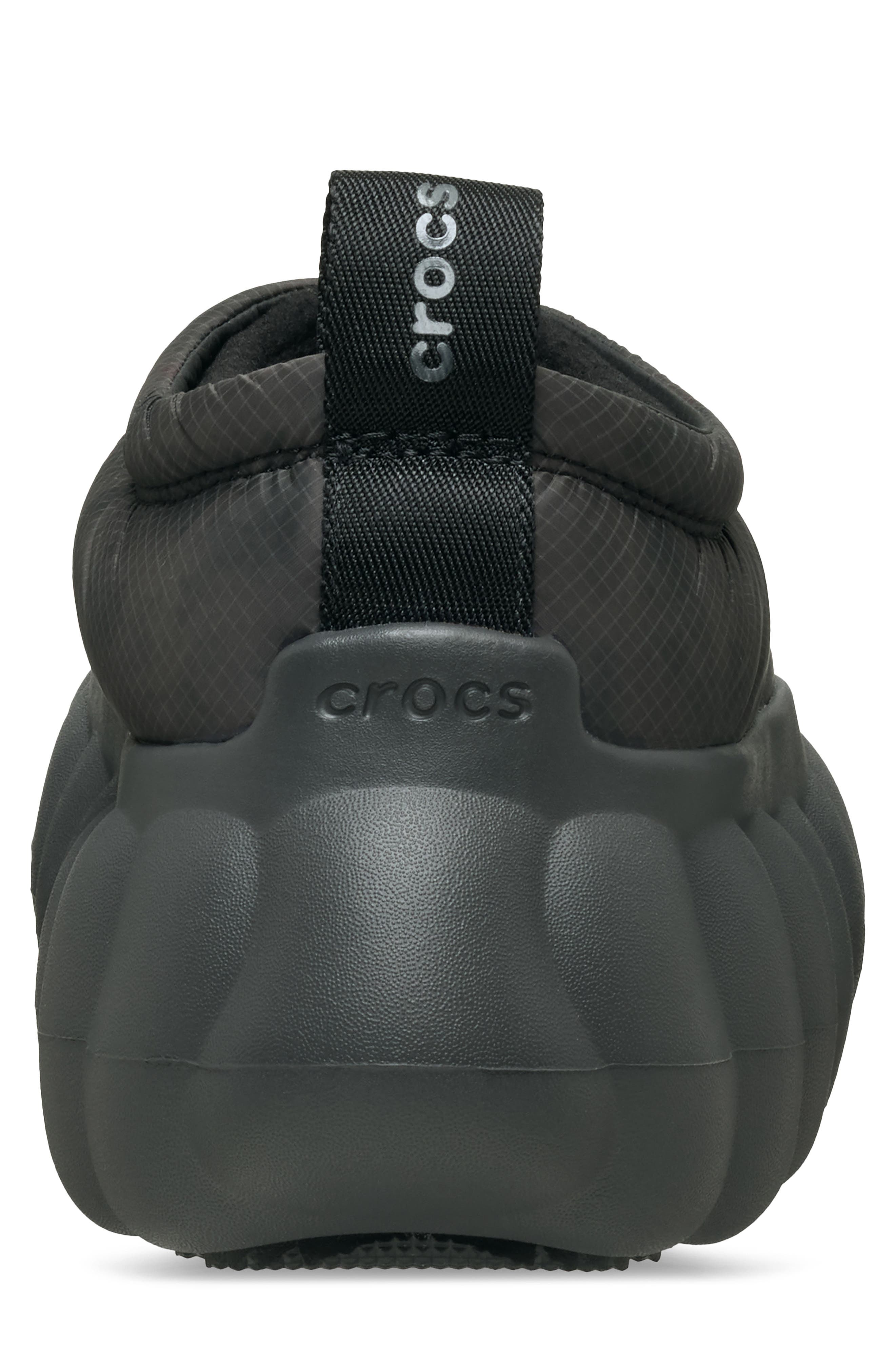 CROCS Overpuff Shorty Clog, Alternate, color, Black