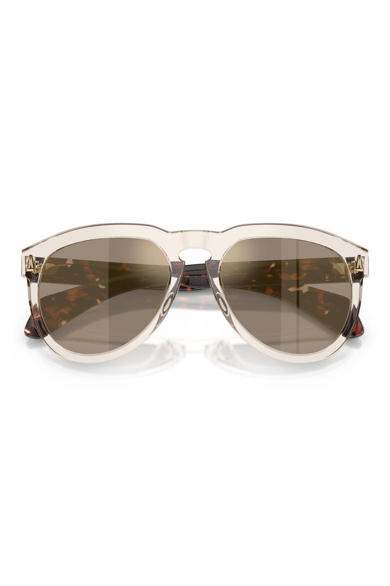 Isopleth 56mm Pilot Sunglasses, Alternate, color, BUTTER / MIRROR GOLD