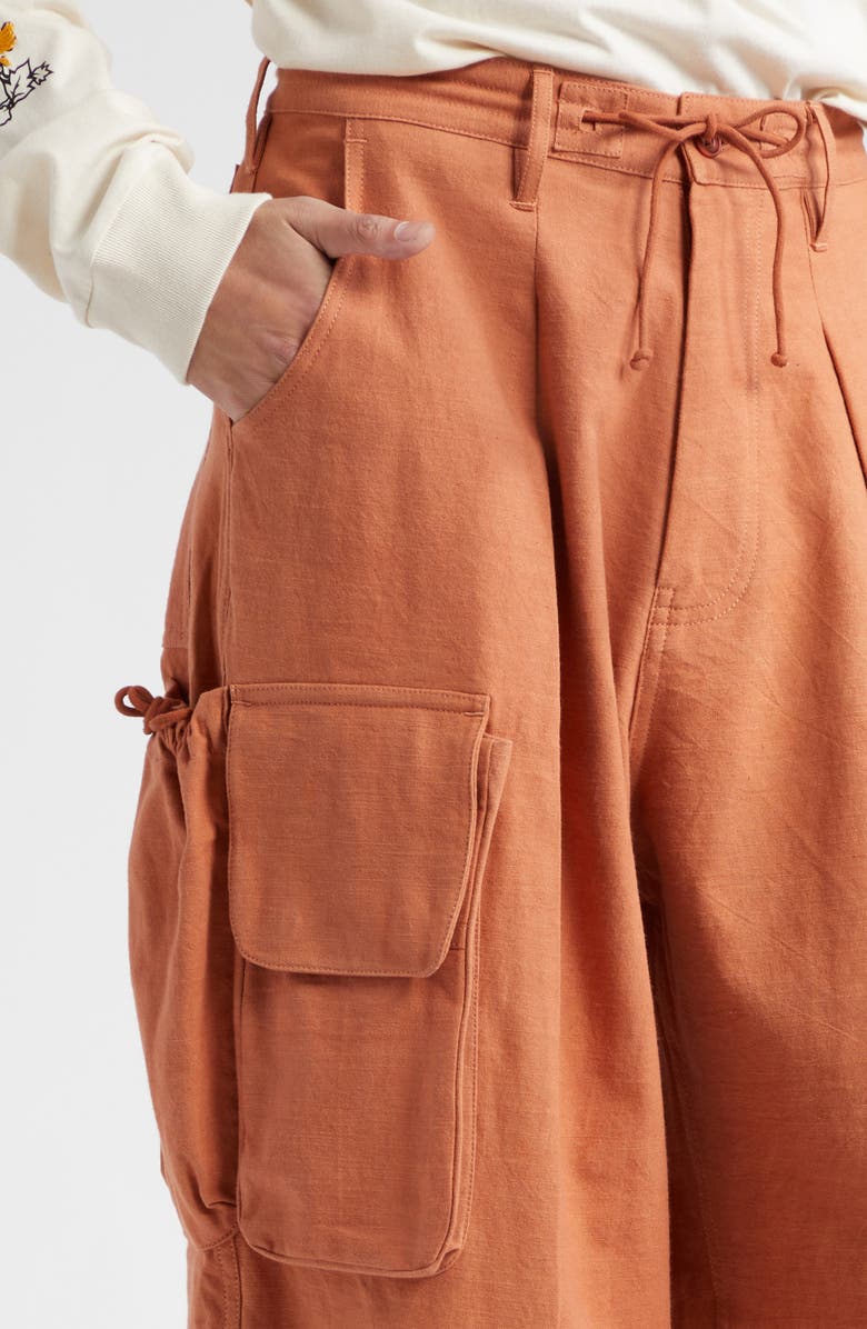 Story mfg. Forager Organic Cotton Slub Cargo Pants, Alternate, color,