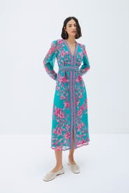 RAISHMA Naomi Turquoise Dress