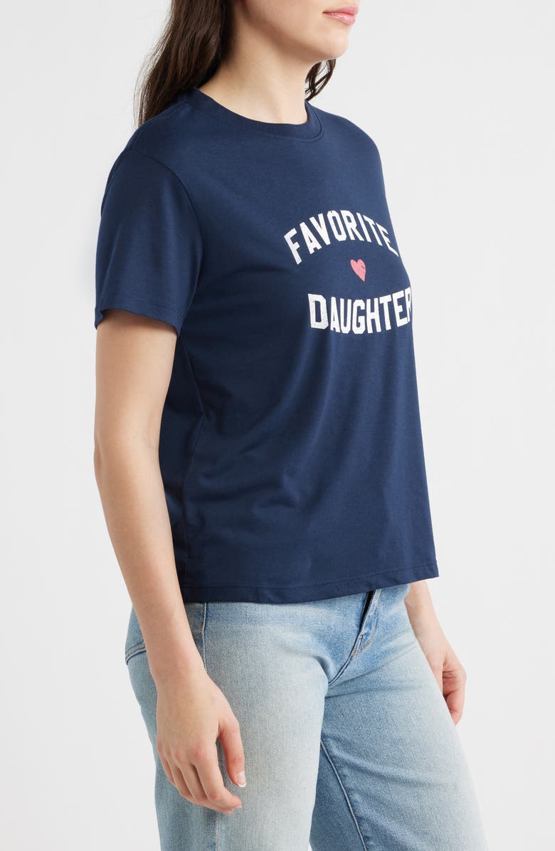 Favorite Daughter The Favorite Daughter Graphic T-Shirt, Alternate, color, Navy