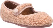 Elephantito Kids' Faux Shearling Mary Jane Flat