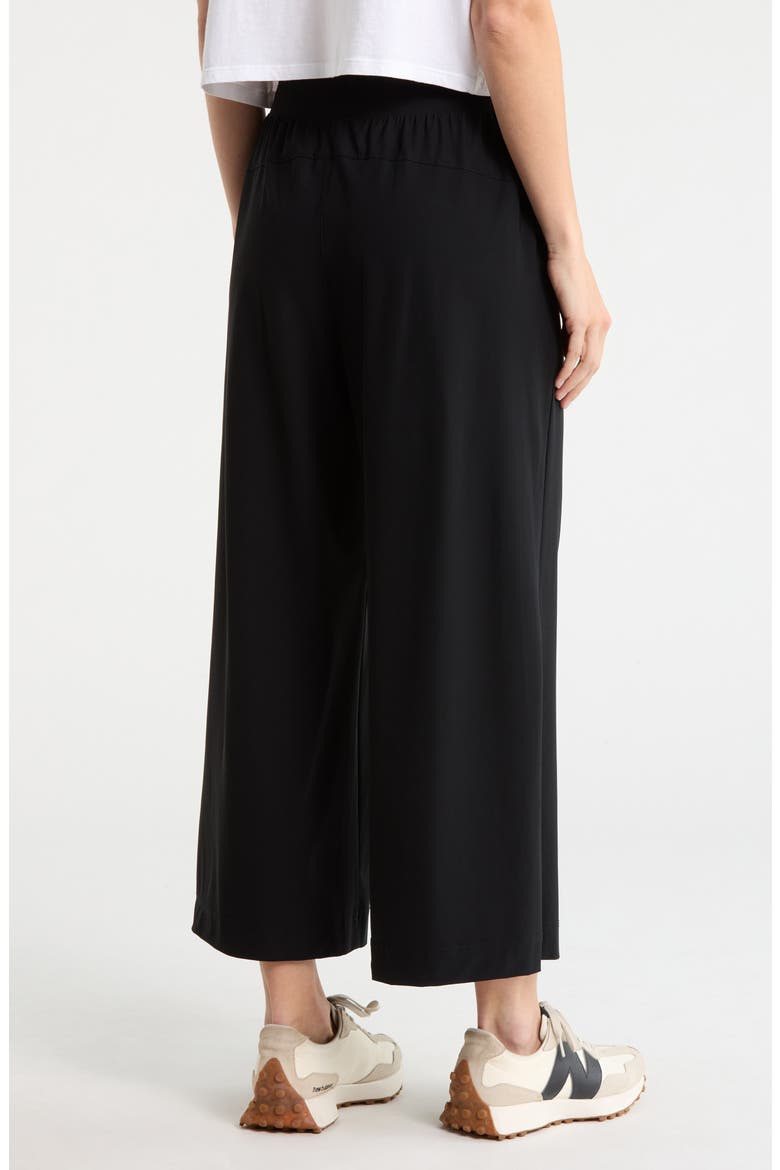 Warp Avenue Gaucho Pants, Alternate, color, BLACK