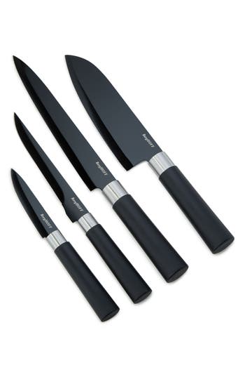 Berghoff Dina Prime 4-piece Knife Set In Black