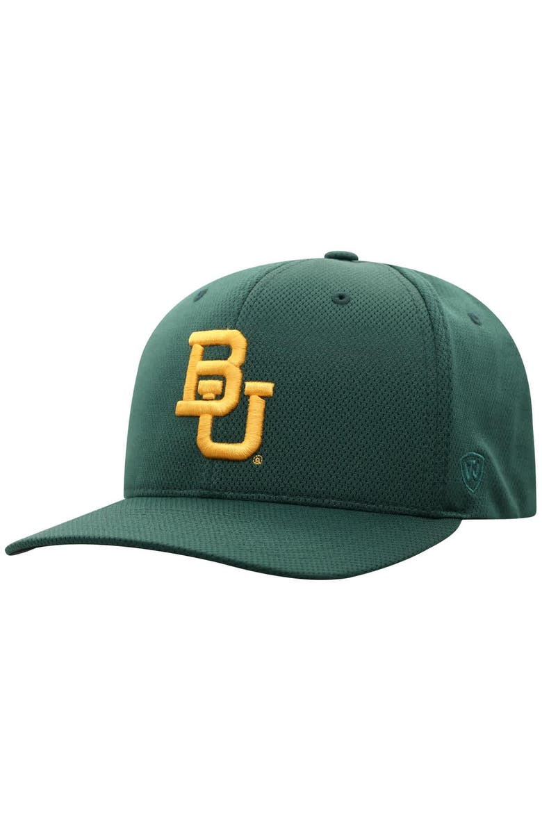 TOP OF THE WORLD Men's Top of the World Green Baylor Bears Reflex Flex Hat, Alternate, color, Green