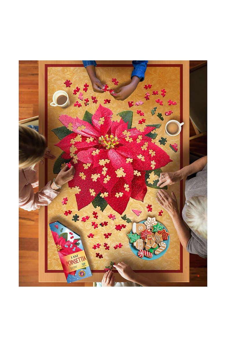 Madd Capp Poinsettia 350 Piece Jigsaw Puzzle, Alternate, color, Multicolored