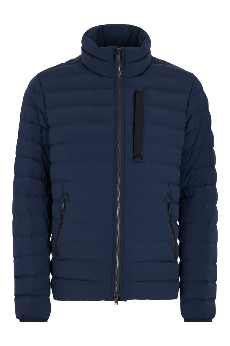 Laki Water Repellent Quilted Down Jacket, Alternate, color, NAVY