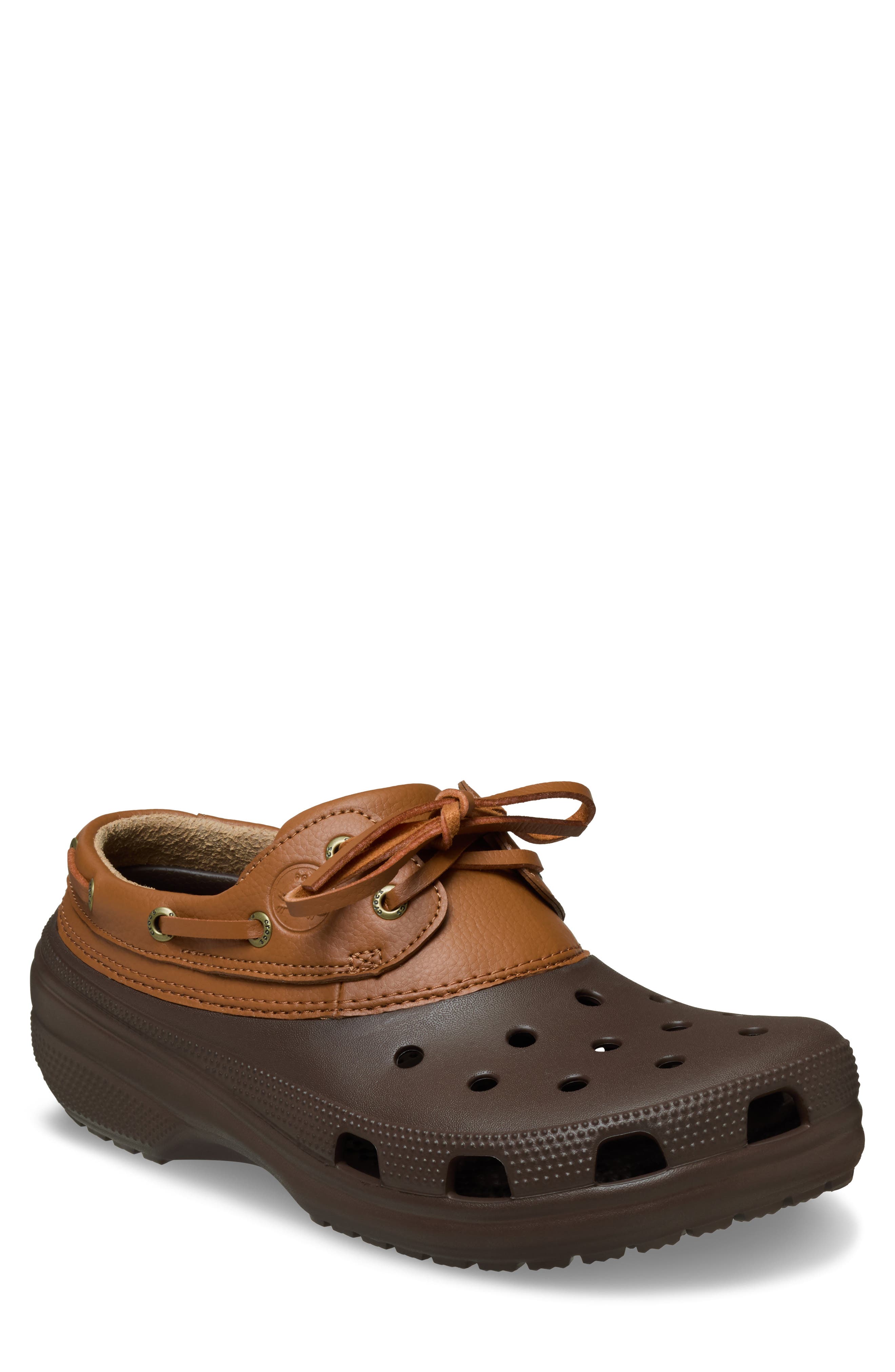 CROCS Classic Islander Boat Shoe, Main, color, Coffee Cognac